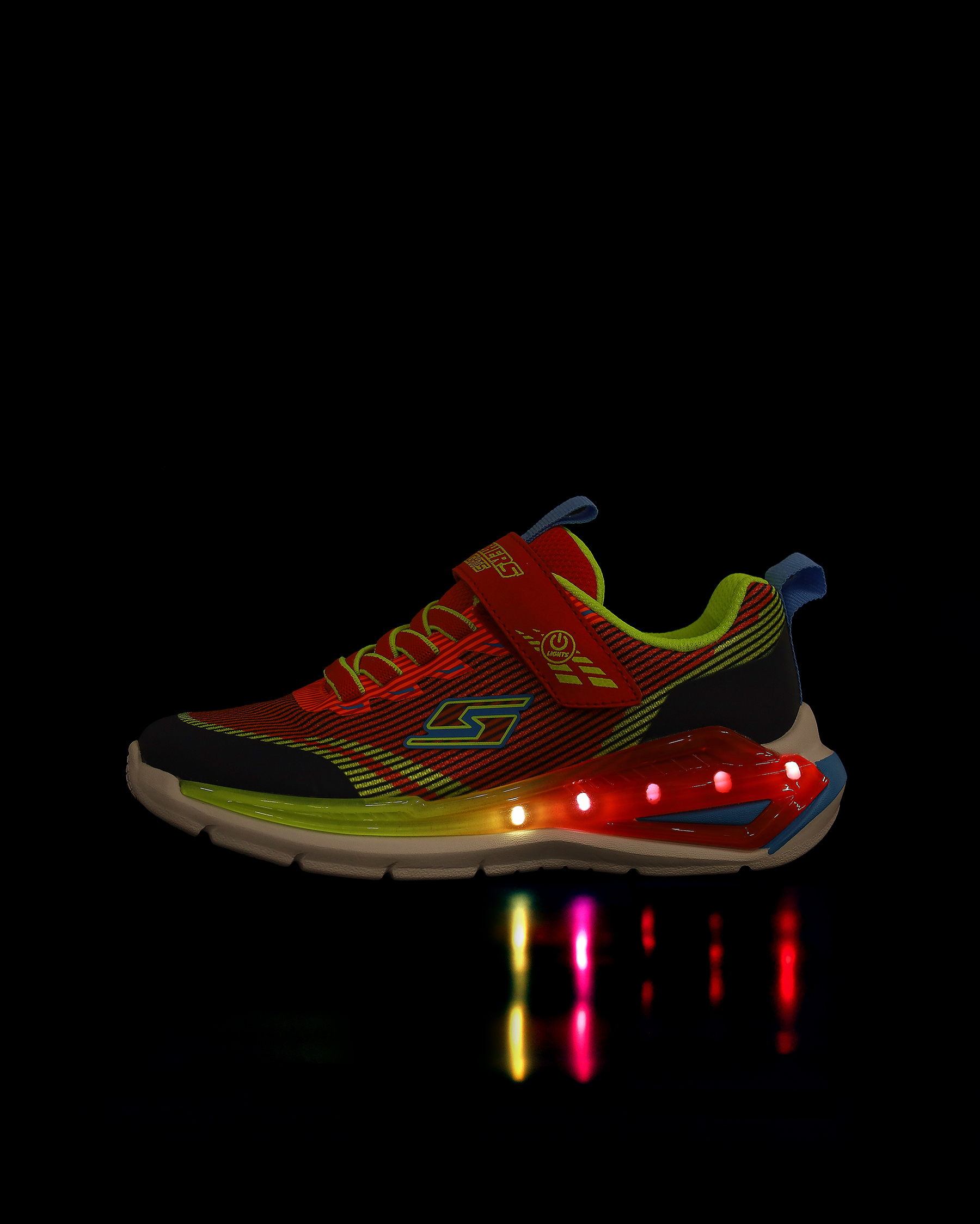 Skechers Tri-namics 2.0 Büyük Erkek Çocuk Kırmızı Işıklı Spor